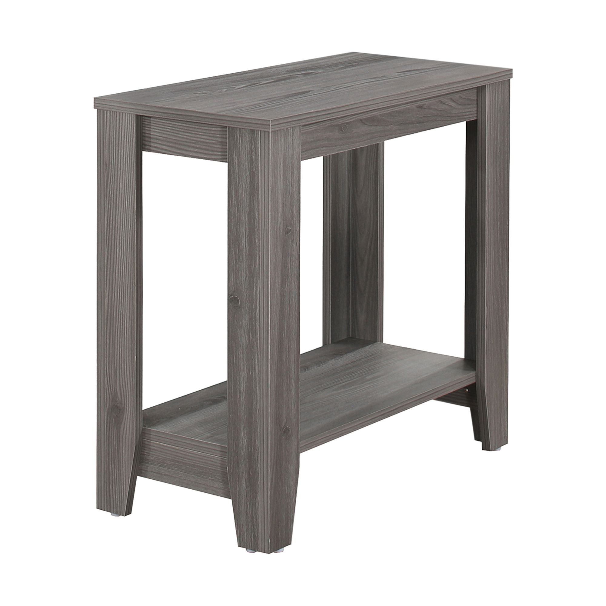 23.75" Gray and Brown Contemporary Rectangular Accent Table - Walmart.com