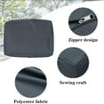 thumbnail image 2 of FKSLIFE 23.6"×23.6"×3.35" Outdoor Patio Cushion Covers with Zipper 14 Pack Waterproof Slipcovers, 2 of 8