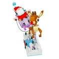 thumbnail image 6 of Brickcraft Rudolph the Red-Nosed Reindeer Santa’s Sleigh Brick Building Kit (586-Piece Set), Holiday Collectible, Christmas Display, Festive Brick Toy, 6 of 11