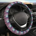 thumbnail image 5 of Rateoe Dreamy Moonlit Window Pattern Elastic Stretch Steering Wheel Cover, Universal 15 inch, Microfiber Breathable , Anti-Slip, Odorless, Easy Carry, 5 of 6