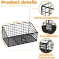 thumbnail image 4 of Indestructible Dog Toy Basket, Medium Toy Box for Dogs, Pet Toy Bin Dog Metal Basket for Toys, Toy Storage Organizer, Toy Box for Living Room Area (Black), 4 of 7