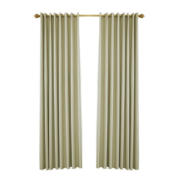 Amdohai Blackout Curtains for Bedroom Grommet Insulated Room Curtains for Living Room, Set of 2 Panels (53*95in)