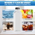 thumbnail image 3 of Oh Yes Plastics 12oz Reusable Empty Plastic Water Bottles with Caps, 3 of 8