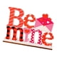thumbnail image 4 of Letrero de mesa de madera para San Valentín: ideal para celebraciones y aniversarios. Sé mío, 4 of 9