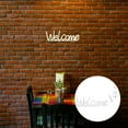 thumbnail image 3 of Señal de bienvenida, luz de neón, luz de neón decorativa, señal de LED neón, diseño de fiesta, decoración de luz de neón, 3 of 6