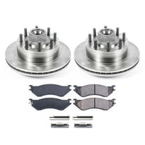 Ultimate Brakes Front Semi-Metallic Brake Pad and Rotor Kit with Hardware WM81197