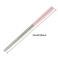 thumbnail image 2 of Stainless Steel Reusable Chopsticks Dishwasher Safe Non- Metal Utensils Ideal Kitchen Dining, 2 of 4