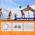 thumbnail image 3 of Red de voleibol Kynara 32 x 1 m de alta resistencia con bolsa de almacenamiento, 3 of 7