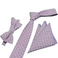 thumbnail image 1 of Bangcool Nœud Papillon pour Homme Mode Ajustable Nœud Papillon Pré-Noué avec Poche Cravate Carrée, 1 of 9