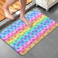 thumbnail image 4 of Pioneer Flower Floral Print Pattern Bathroom Rugs Mat, Non Slip Microfiber Bathroom Rug with Rubber Backing, Soft Mats for Bathroom Floor Tub Shower, 20"x32", 4 of 5