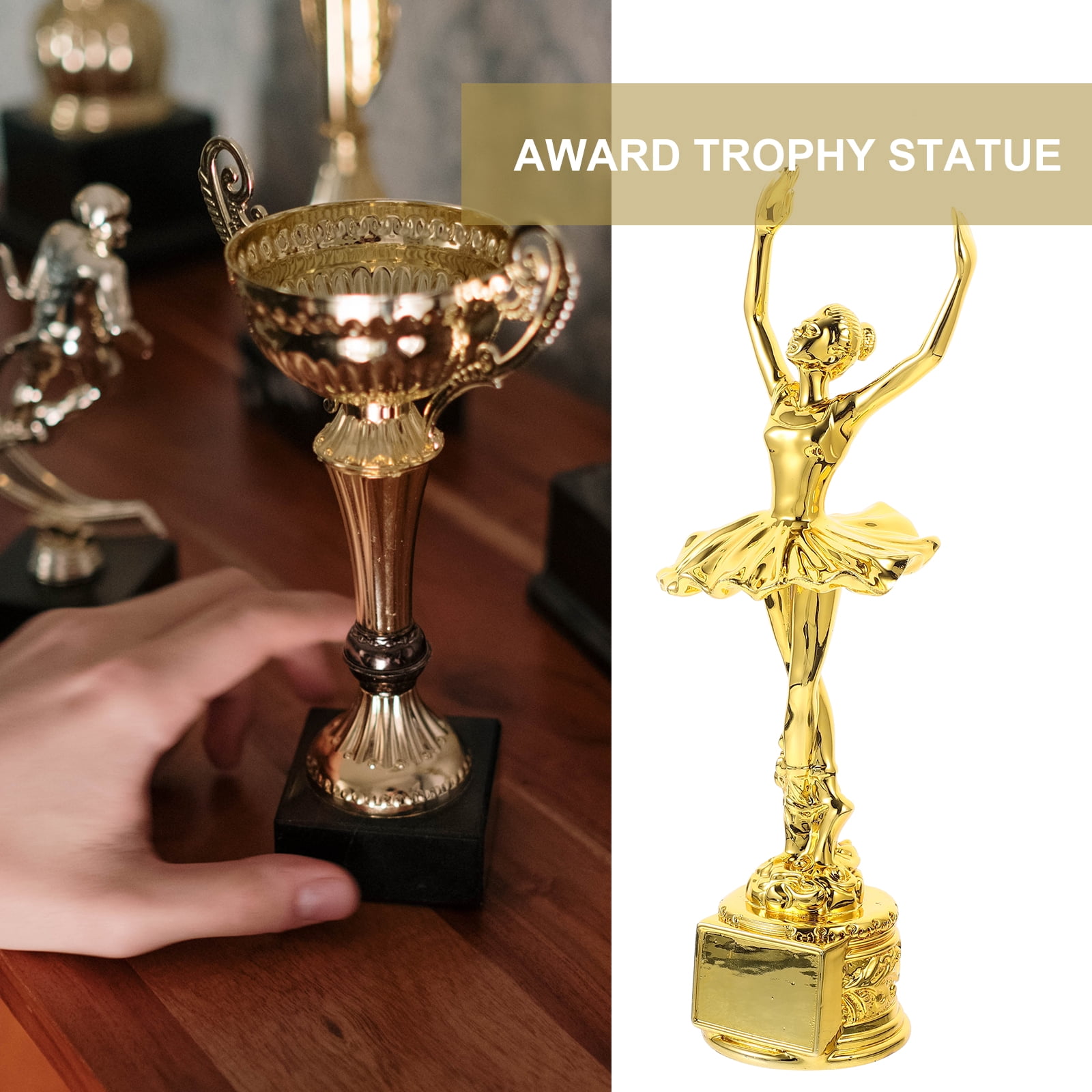 unbranded Dance Competition Trophy Ballet Dancer Dancing Trophy Performance Award Prop