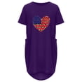 thumbnail image 4 of Vestido suelto de manga corta informal con estampado de bandera de moda de verano para mujer con bolsillo y cuello redondo Pompotops  ghjkhdj11909, 4 of 5