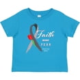 thumbnail image 3 of Inktastic Faith over Fear Parkinson's Awareness with Red Tulip Boys or Girls Baby T-Shirt, 3 of 5