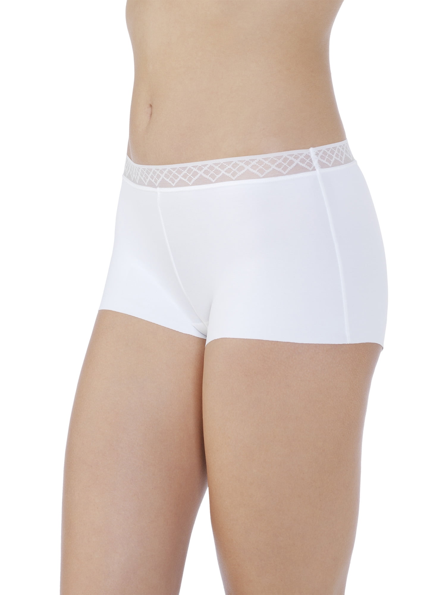 Vassarette Women's Invisibly Smooth Boy Short Panty, Style 12383