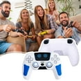 thumbnail image 4 of Compatible with PS5 Controller Silicone Handle Cover with Touchpad Sticker Anti-Slip Sweat-Proof Protective Grip, 4 of 6