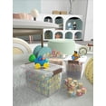 thumbnail image 4 of Caja de almacenamiento transparente de 7 cuartos de galón, caja de plástico apilable con mango y tapa café, multiusos, 7 litros, 4 of 7