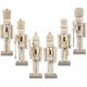 thumbnail image 1 of Figuras de Cascanueces de Navidad 6 uds JanHm manualidades de madera pintura muñeca de 12cm, 1 of 2