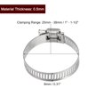 thumbnail image 2 of Worm Gear Hose Clamp, 24pcs 1"-1 1/2" Adjustable Stainless Steel Hose Clamps for Securing Hose, 2 of 5