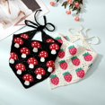 thumbnail image 5 of 2Pcs Crochet Bandana Head Kerchief Knitted Hair Scarves Crochet Hair Kerchief Tie Bcak Headwrap Floral, 5 of 5