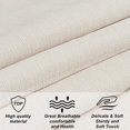 thumbnail image 4 of Linen Upholstered Headboard King/Cal King Size Latest Model Wall Mount, Bed Frame Mount, Featuring High-Density Sponge Padding, Luxury Texture Easy Assembly Comfort and Style-Ivory, 4 of 5