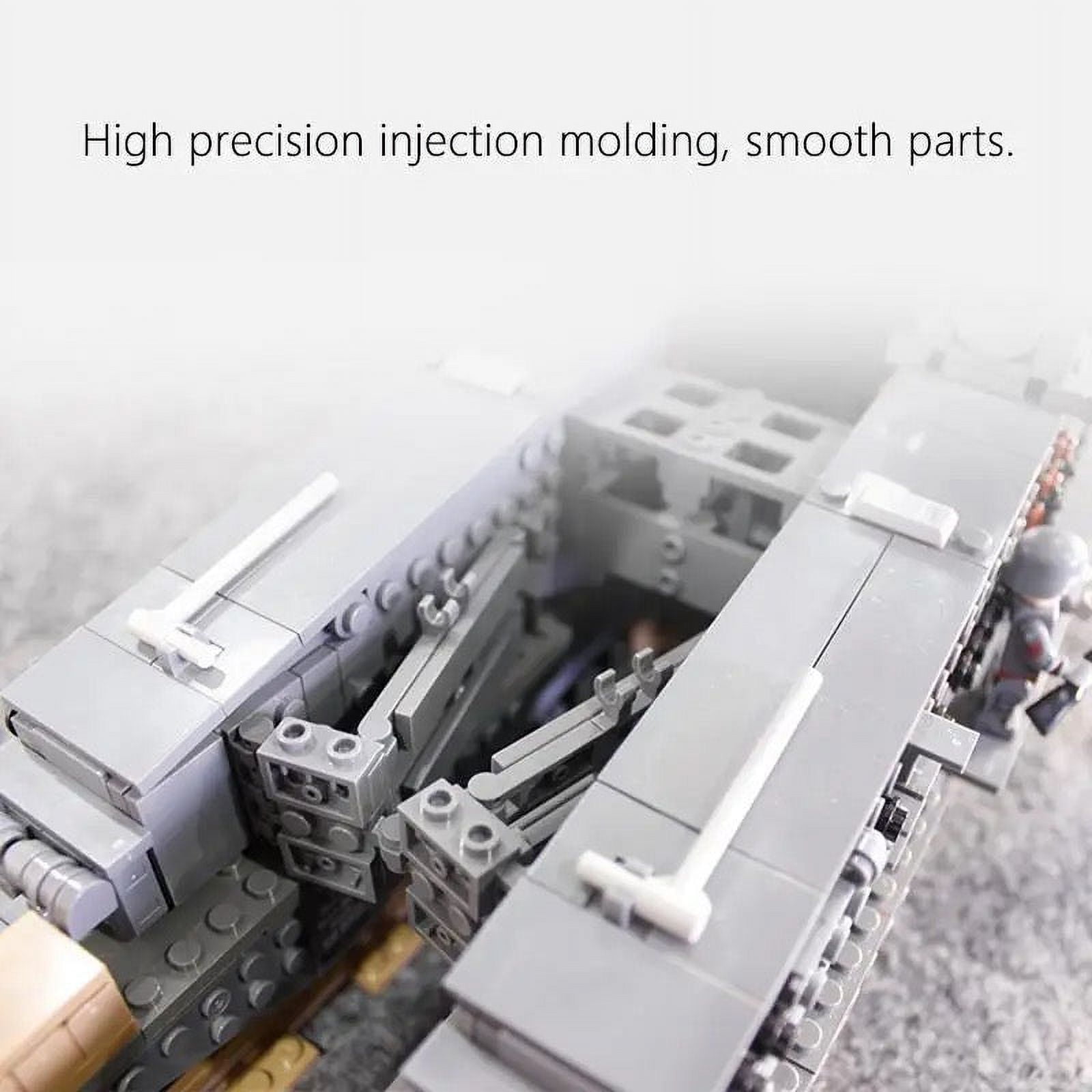 General Jim's Military Modular Building Blocks Set - World War II Gustav  Dora HeavyCannon Railway Gun, Railway Car | Compatible with Lego Sets and  All