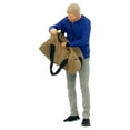 thumbnail image 1 of Mini 1:64 Diorama de personaje pintado Figura deportiva Muñeca Carretera Edificio Escenario mira bolso hombre azul, 1 of 7