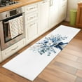 thumbnail image 2 of Runner Rugs 2x6 Ft, Blue Spring Floral Non Slip Area Rugs for Kitchen Bedroom Entryway, Watercolor Summer Flowers Washable Carpet Runner Rug Floor Mats for Bedroom Home Decor, 2 of 9