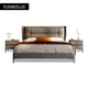thumbnail image 2 of Modern bedroom furniture with leather soft backrest 1.5/1.8M bed My Lux Decor Round, 2 of 6