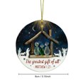 thumbnail image 3 of Suncoda Christmas Decorations, Xmas Nativity Scene Ornaments 2026 Christmas Tree Decorations, Xmas Decor Holy Family Ornament for Holiday Party Home, 3 of 5