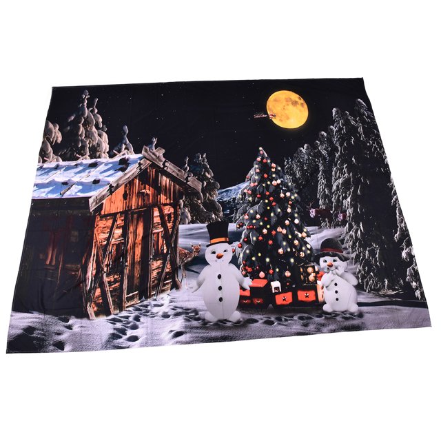 Tapiz de pared para sala de estar, tapiz colgante de pared, decoración navideña para el hogar, arte de pared navideño, características mejoradas