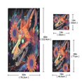thumbnail image 3 of 3 Piece Bath Towels Set Bath Towel, Hand Towel and Face Towel for Bathroom, Gym, Hotel Fox Skull, 3 of 8