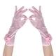 thumbnail image 1 of Guantes de niña de las flores con lazo, cortos, para boda, fiesta de noche - Talla L (rosa), 1 of 6