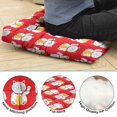 Boho Cat Aesthetic Floor Cushion - Artistic Cat Print Meditation Pillow ...