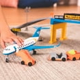 thumbnail image 4 of Driven by Battat 32-Piece Airport Playset with Toy Plane and Runway 11.5 inches for Kids 3 Years Old, 4 of 8