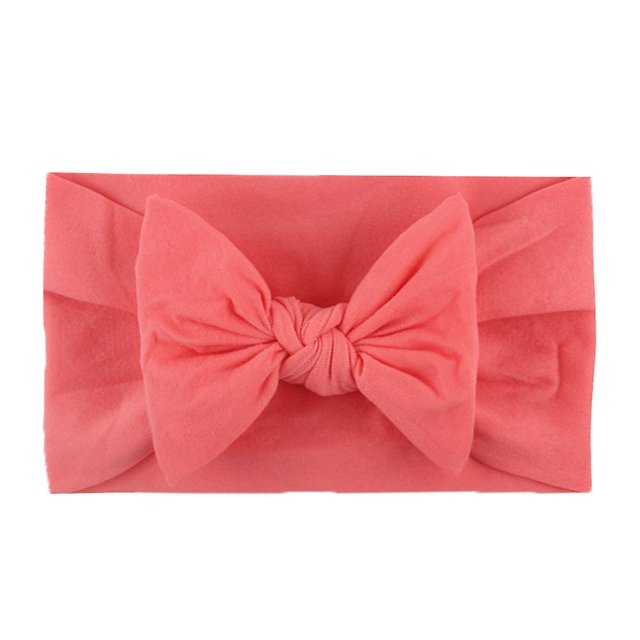 Diadema para bebé, diadema de nailon suave, bufanda con lazo de gasa, diadema bonita para bebé