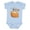 AE-Light Blue, variant on Cute As 3.14 Pi Day Pumpkin Pie Pun Boys or Girls Baby Bodysuit