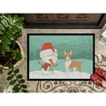 thumbnail image 3 of Carolines Treasures CK2056JMAT Fawn Bull Terrier Snowman Christmas Door Mat Indoor Rug or Outdoor Welcome Mat 24x36, 3 of 4