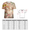 thumbnail image 2 of Butterfly Dancing T Shirts Basic T-Shirt Short Sleeve Ladies Tee Shirt Summer Graphic Clothing, 2 of 6