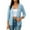 Light Blue, variant on Posijego Women's Lace Cardigan Plus Size 3/4 Sleeve Open Front Lightweight Casual Jacket Outerwear for Women