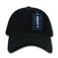 thumbnail image 4 of Decky 231 6 Panel Low Profile Structured Corduroy Cap-Black, 4 of 4