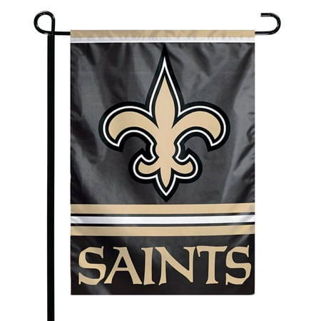 New Orleans Saints Wincraft 12 X 18 Double Sided Garden Flag