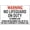 Warning Sign 1, variant on People Down Range No Weapons Fire Allowed Sign - 8"x12" Outdoor Safe Sign, Alert for Home, Business, Driveway, Shooting Range
