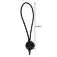 thumbnail image 3 of 10-Pack - Tarpaulin Bracket / Rubber Strap with Ball Black, 3 of 5