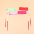 thumbnail image 1 of OUNONA 8pcs Streamer Gymnastics Ribbon Satin Green Dance Props for Physical Exercise, 1 of 8
