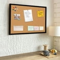 thumbnail image 3 of TooCust 16" x 24" Cork Board Black Frame, Double Sided Cork Board, Bulletin Boards for Walls, Cork Boards for Walls with Frame, 3 of 7