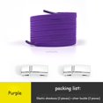 thumbnail image 1 of Nuevos cordones magnéticos elásticos sin atar cordones de zapatos zapatillas de deporte para cordones planos niños adultos cordones perezosos talla única para todos los zapatosChina Gao Jinjia LED, 1 of 2
