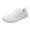White, variant on Barefoot Shoes Women Men Wide Toe Box Sneakers Mesh Lace up Running Hiking Shoes Lightweight Workout Gym Footwear White Size 5.5