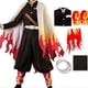 thumbnail image 2 of Conjunto de disfraz de Anime Demon Slayer para niños, traje de Tanjirou Nezuko para adultos, 2 of 3