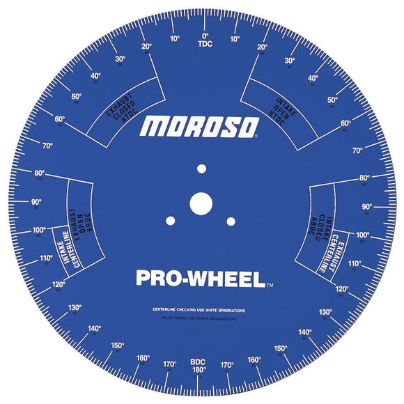 Moroso Performance Camshaft Degree tool 62191 Engine Stand Use; Heavy Gauge Metal; Adapter For Virtually Any Engine