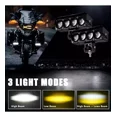 thumbnail image 4 of Faros Auxiliares Lupa Para Auto Moto Con Estrobo 2pcs, 4 of 8